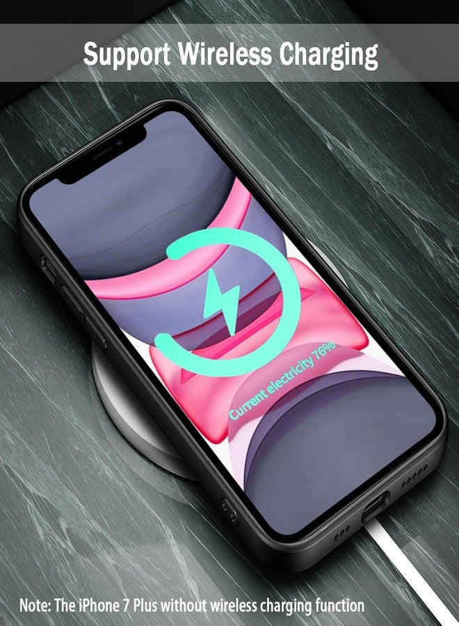 TENOC Phone Case Compatible with iPhone 11, Black Case Anti-Fingerprint Protective Bumper Matte Cover for 6.1 Inch - Image 5