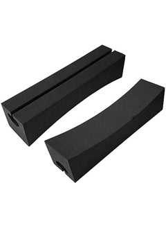 Generic Car Roof Rack, Eva Soft Oval Car Roof Racks, One Pair Black Outdoor Portable Car Roof Racks, Car Surfboard Racks  - Image 1