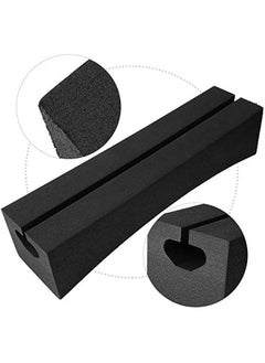 Generic Car Roof Rack, Eva Soft Oval Car Roof Racks, One Pair Black Outdoor Portable Car Roof Racks, Car Surfboard Racks  - Image 3
