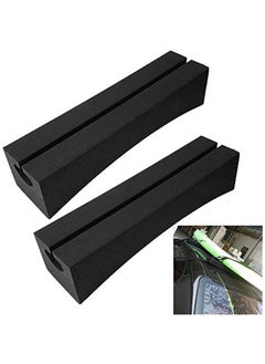 Generic Car Roof Rack, Eva Soft Oval Car Roof Racks, One Pair Black Outdoor Portable Car Roof Racks, Car Surfboard Racks  - Image 4