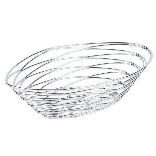 American Metalcraft FRUC16 Baskets, 9.125" Length x 5.75" Width, Silver - Image 1