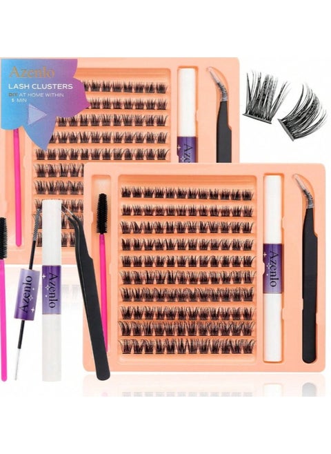 Eyelash Extensions - 120 Clusters  Volume Individual Lashes Lash Extension
