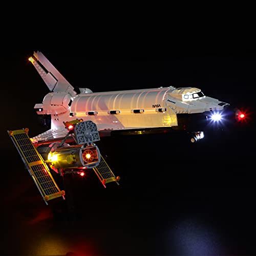 BRIKSMAX Led Lighting Kit for NASA Space Shuttle Discovery Compatible with Lego 10283 Building Blocks Model Not Include The Lego Set - Image 5