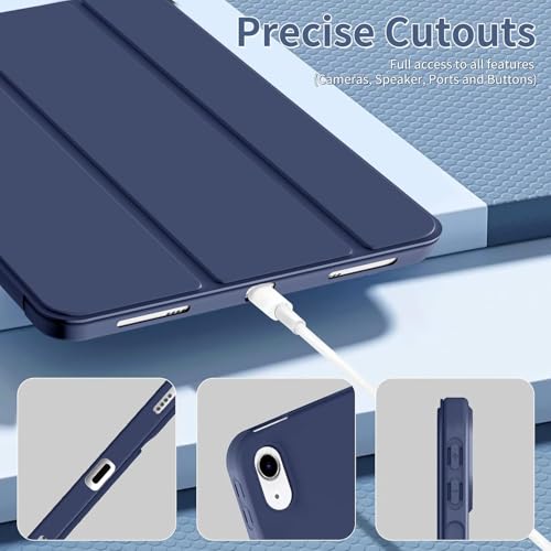 Boxome Tablet Case Cover for Apple iPad Pro 9.7 inch (1st Gen) [Auto Sleep/Wake Cover] [Trifold Stand] - Blue - Image 5