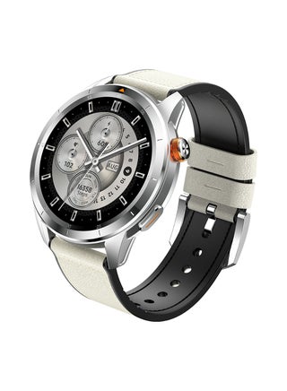400 mAh N10 Smartwatch – 1.43" AMOLED Display, GPS 5-Satellite Tracking, Corning Gorilla Glass, 12-Day Battery Life, 5ATM Swimming Waterproof Aluminium Silver - view 3