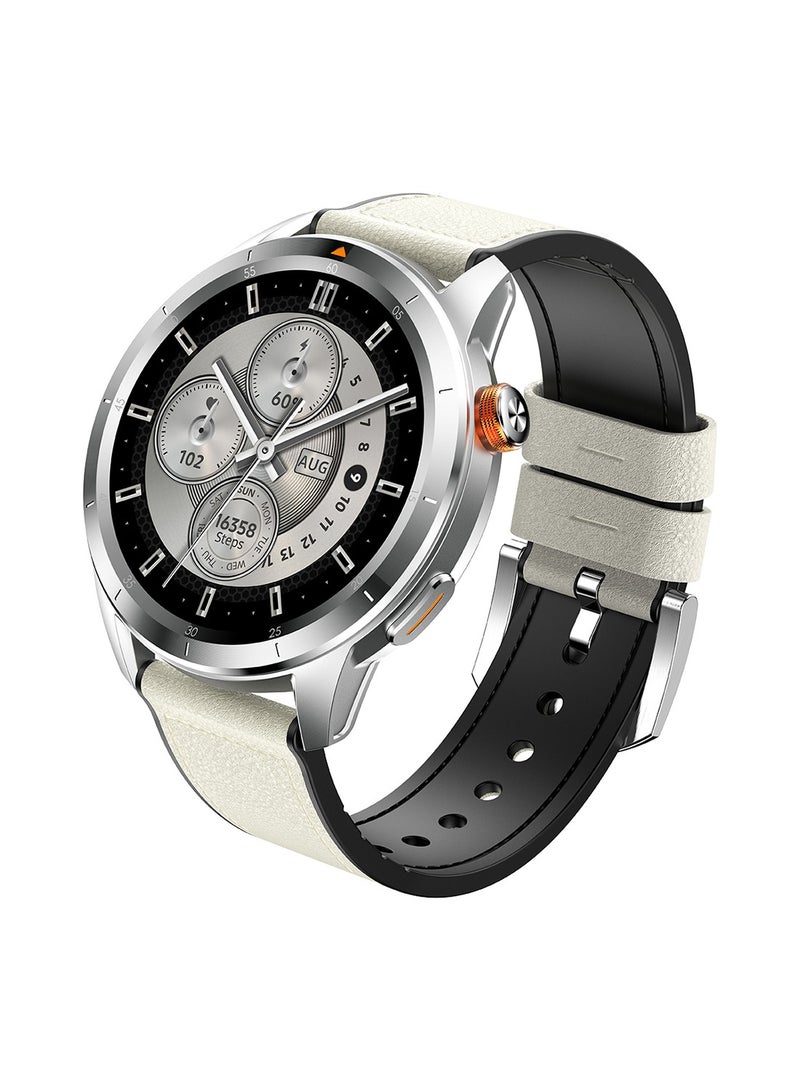 ITEL 400 mAh N10 Smartwatch – 1.43" AMOLED Display, GPS 5-Satellite Tracking, Corning Gorilla Glass, 12-Day Battery Life, 5ATM Swimming Waterproof Aluminium Silver - Image 3