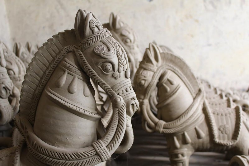 RAHUL TERRACOTTA Exclusive 2kg Terracotta Clay for Modelling, Sculpting, and Art & Craft Projects - Air Dry Clay for Children & Professional Artists, Ready to Use Natural Eco Friendly Filtered Molding Clay (2kg)  - Image 5
