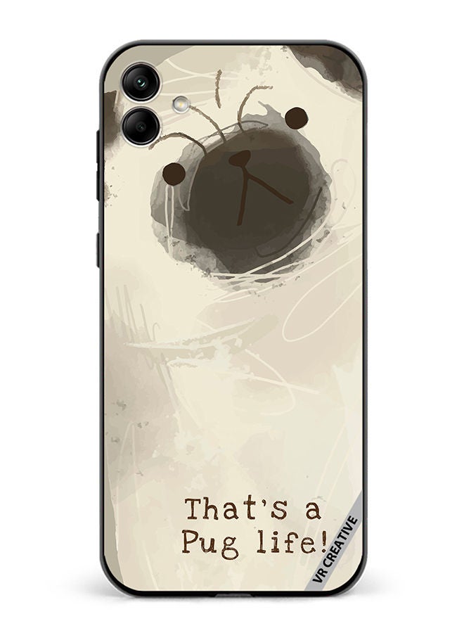 VR CREATIVE Protective Case Cover For Samsung Galaxy A04 Pug Life Design Multicolour - Image 1