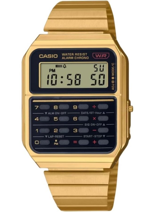 Casio Watch CA-500WEG-1ADF For Mens, Gold - Image 1