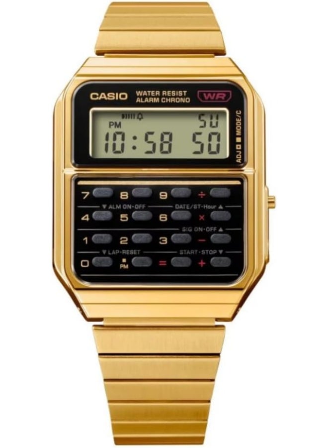 Casio Watch CA-500WEG-1ADF For Mens, Gold - Image 2
