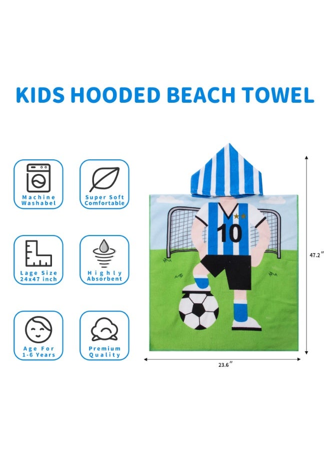 NajmStyle Baby Bath Towel Beach Towel, Thicker Kids Hooded Beach Towel for Boys Girls Softest Hooded Bath Towel Wrap Pool Beach Towel for Babie, Toddler Bathrobe for Kids 3-7 Years - Image 3