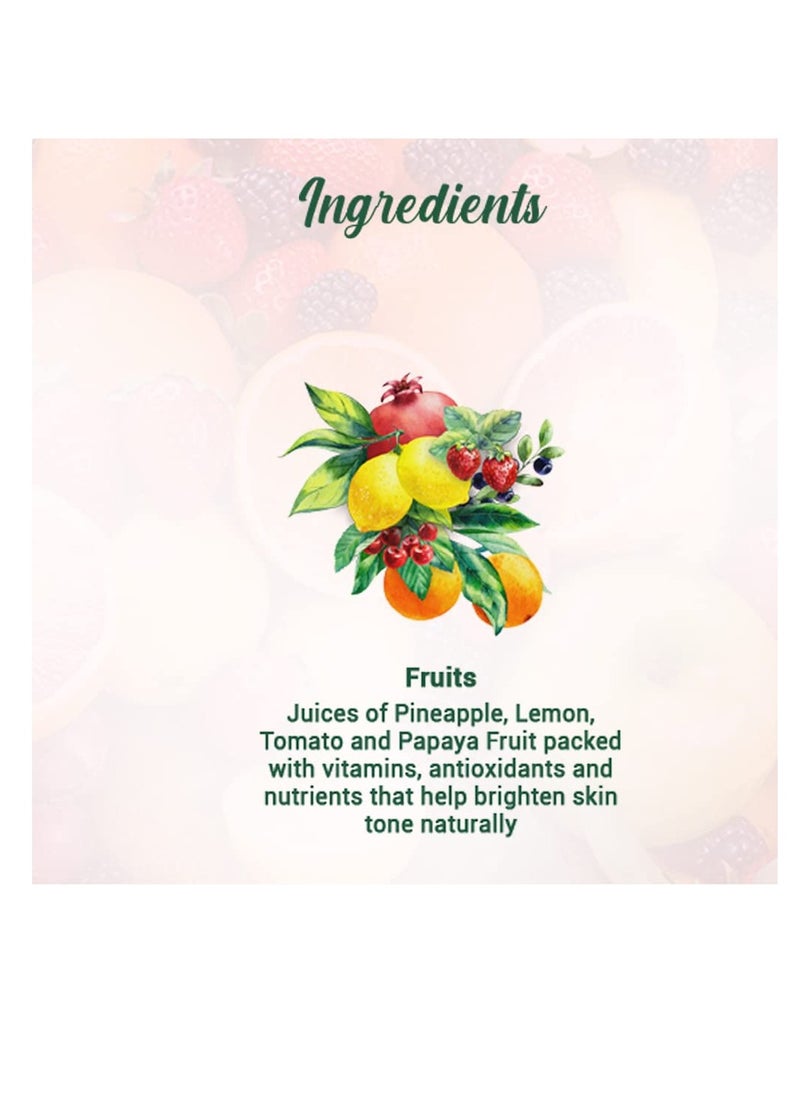 Biotique Fruit Brightening Depigmentation and Tan Removal Face Pack  Ayurvedic and Organically Tan Removal Face Pack for All Skin Types 100%  Botanical Extracts 75gm  - Image 4