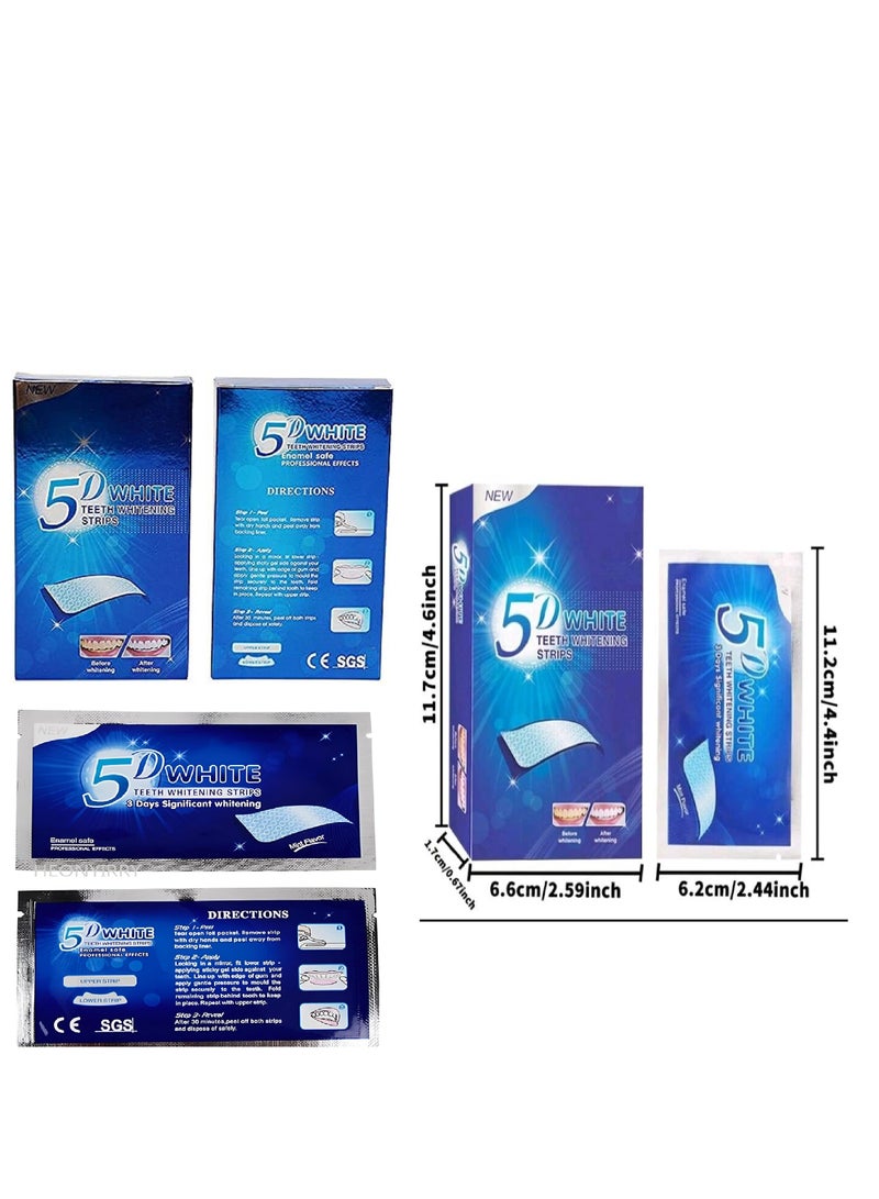 5D 5D White Professional Advanced White Strips - 2 Boxes, 20 Strips Total - Image 4