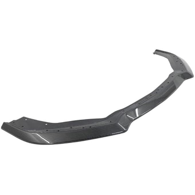 HYPER GLORY Front Bumper Lip Compatible with 2021-2023 Ford Mustang Mach 1 Models, Carbon Fiber Print Handling Package Style PP - Polypropylene Front Lower Chin Spoiler Protector, 1 PC - Image 2
