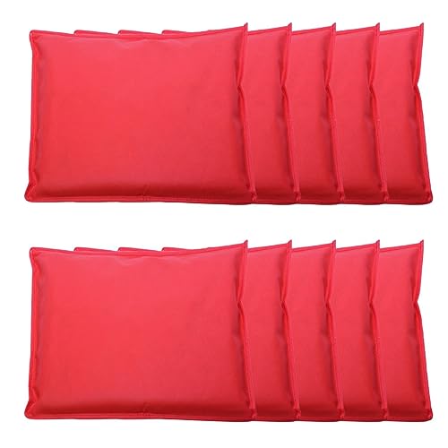 LAXIS® Non-Woven Single Saree Bags, Red Transparent Saree Covers With Zip, Saree Covers For Storage, Wardrobe Organiser, Size-36x42x2 CM (Pack of 10) - Image 1