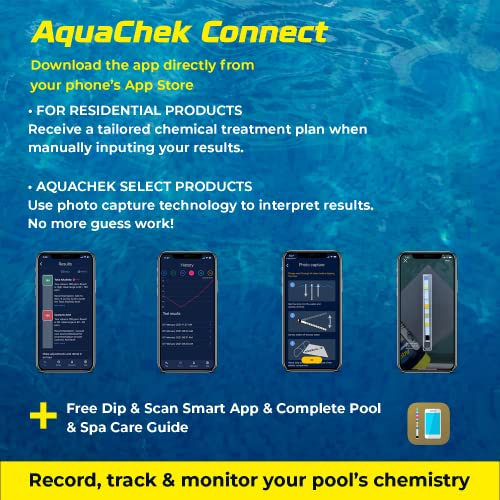 AquaChek Salt Test Strip Titrators for Pools - Salt Water Pool Test Strips for Sodium Chloride - Quick and Accurate Results - Professional Water Quality Testing Kit (10 Strips) - Image 5