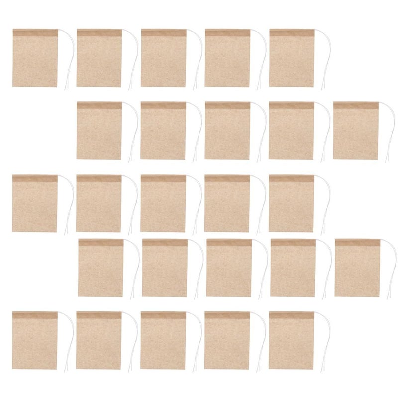 100 Disposable Cotton Tea Filter Bags Drawstring 8x10cm For Loose Leaf Tea And Spices - Image 2