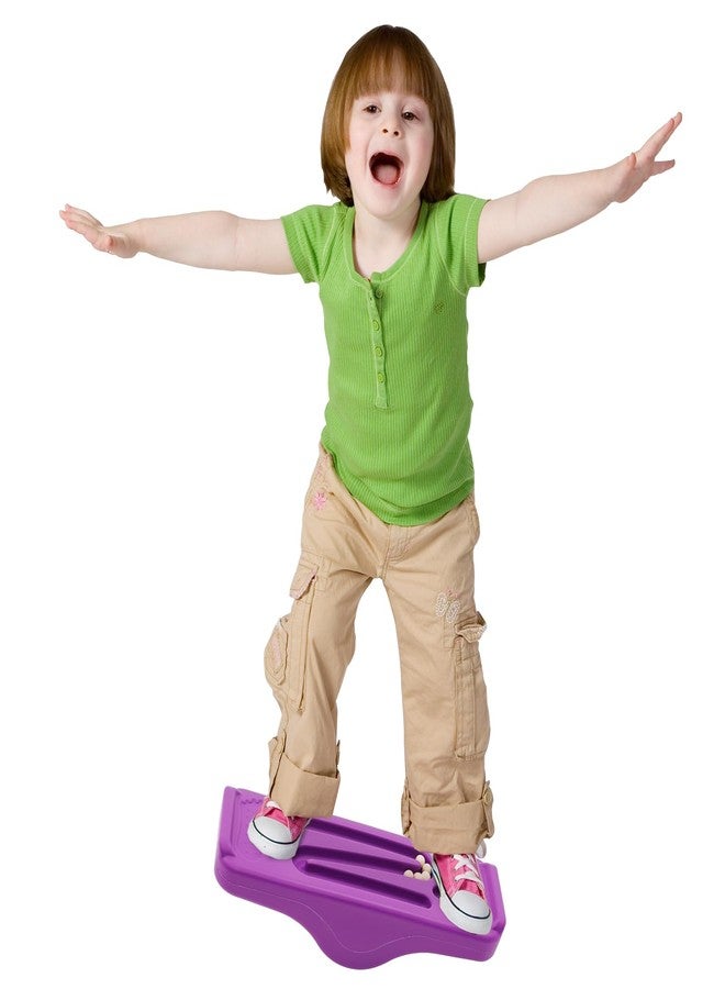 Joonly Kids Rocking Seesaw Balance Board with 5 Wooden Balls Sensory Training Rocking Board Balance Training Equipment Children Indoor Outdoor Activity Toy - Image 3