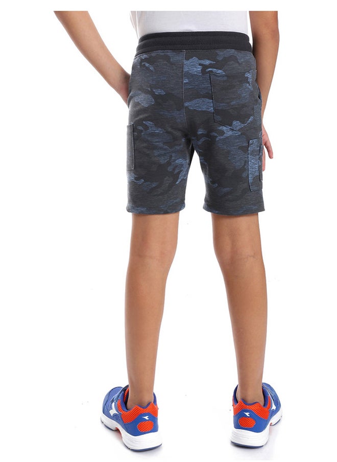 DIADORA Printed Cotton Shorts for Boys  - Image 3