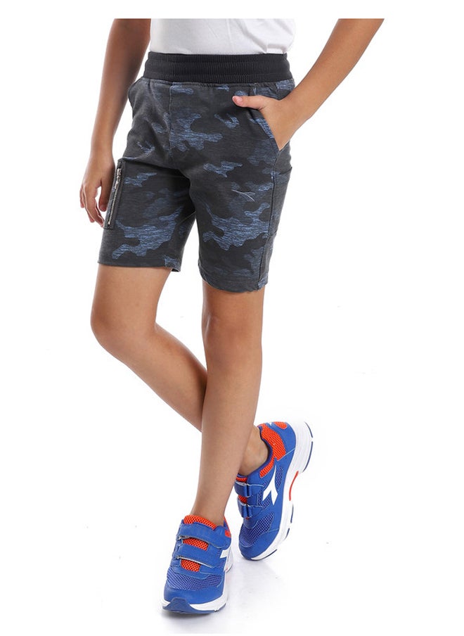 DIADORA Printed Cotton Shorts for Boys  - Image 2