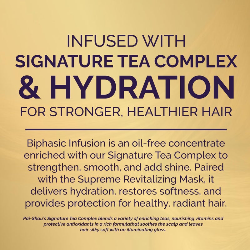 Pai-Shau Biphasic Infusion and Supreme Revitalizing Mask - Oil-Free Hair Rejuvenating Serum and Repairative Hair Treatment Suitable for All Hair Types - Image 4