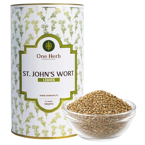 One Herb - St John's Wort Tea 100g | Superherb for Depression & Anxiety, Improves Quality of Sleep, Calms Nerve | Herbal Infusion - Image 1