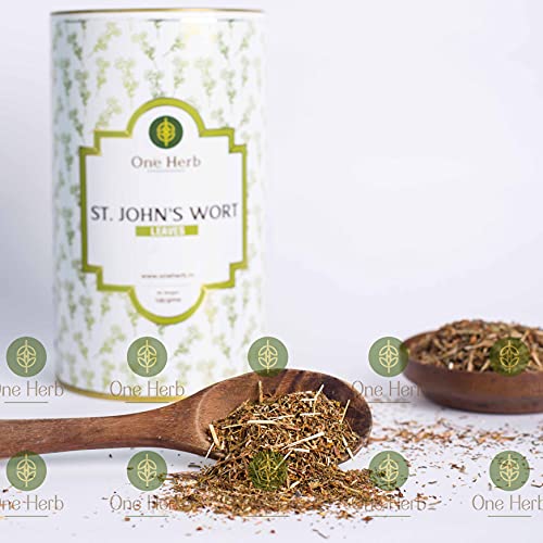 One Herb - St John's Wort Tea 100g | Superherb for Depression & Anxiety, Improves Quality of Sleep, Calms Nerve | Herbal Infusion - Image 3