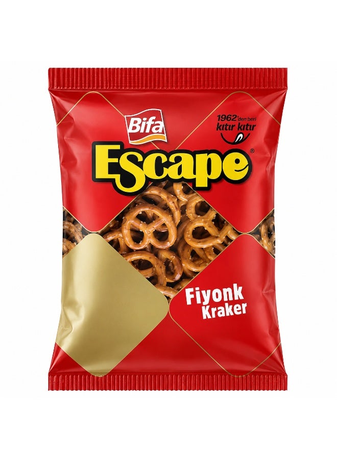 Bifa Escape Fiyonk Kraker, Crispy Bow-Tie Shaped Crackers, Savory Baked Snack, 200g Pack - Image 4