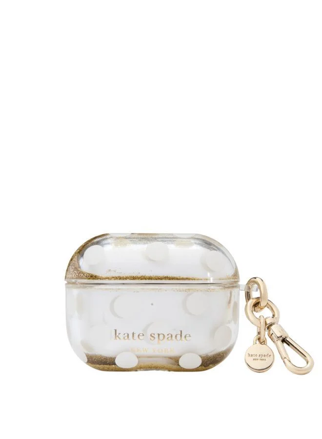 Kate Spade Polka Dot Liquid Glitter Airpods Pro Gen 2 Case
