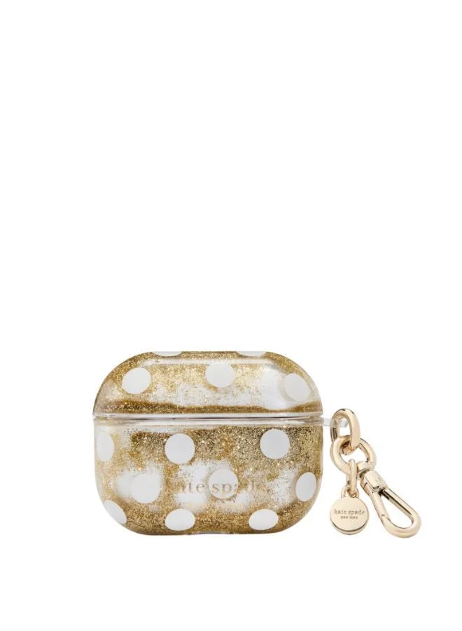 Kate Spade Polka Dot Liquid Glitter Airpods Pro Gen 2 Case
