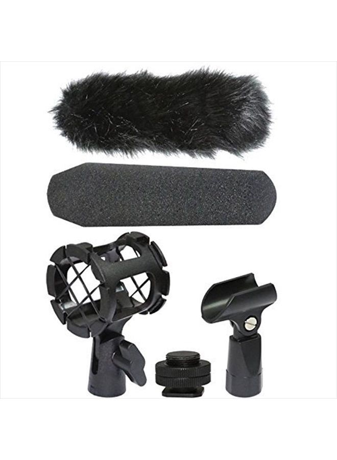 VidPro Canon XA30 Camcorder External Microphone Vidpro XM-55 13-Piece Professional Video & Broadcast Unidirectional Condenser Microphone Kit - Image 3