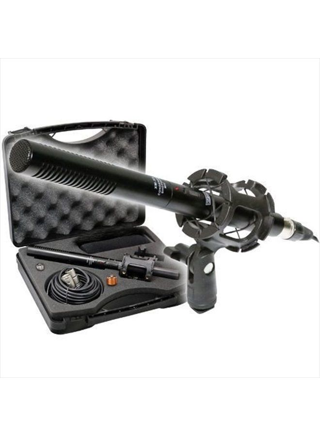 VidPro Canon XA30 Camcorder External Microphone Vidpro XM-55 13-Piece Professional Video & Broadcast Unidirectional Condenser Microphone Kit - Image 2