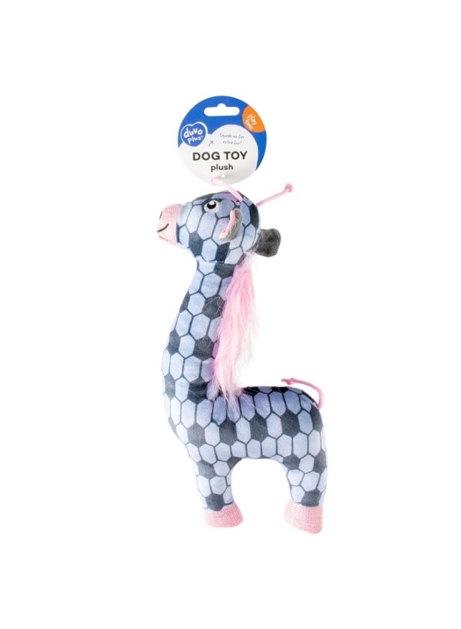 Duvo Plus Giraffe Retro Dog Toy Blue