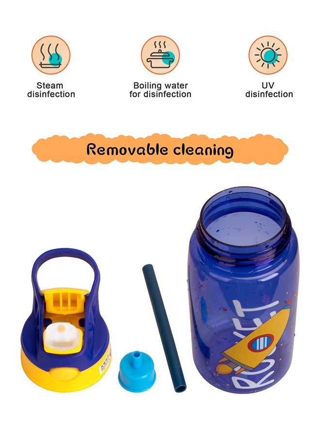 URbazaar 480ml Kids Water Bottle with Straw Leakproof, BPA Free, Suitable for Boys and Girls  - Image 3
