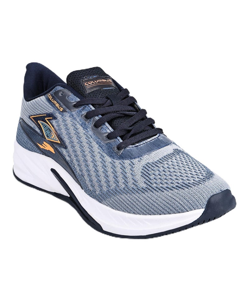 Columbus Recon Sports Shoes - Running Shoes|Walking Shoes| Training & Gym Shoe | Outdoors Shoe for Men (Slate & Blue), UK 6 - Image 1