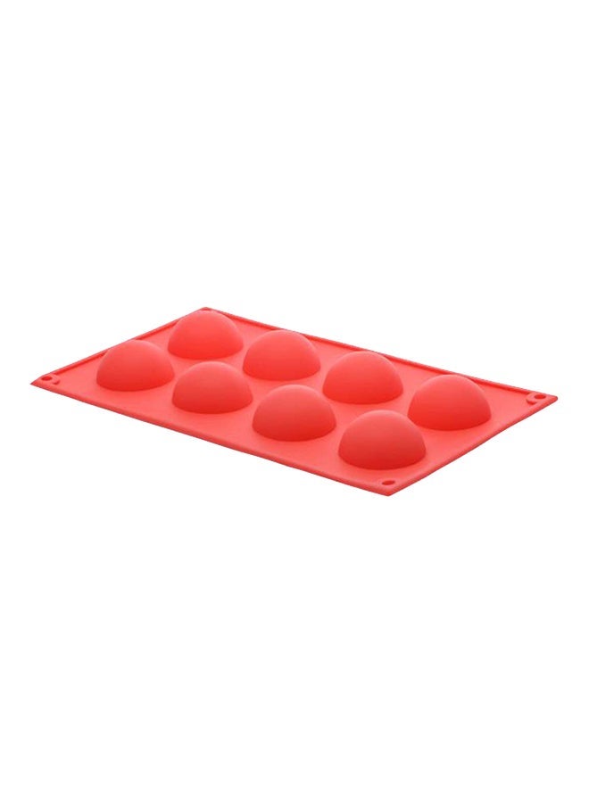 NIBEMINENT 8-Multipurpose Dome Bake Mold Red 11.75x7x2inch - Image 3