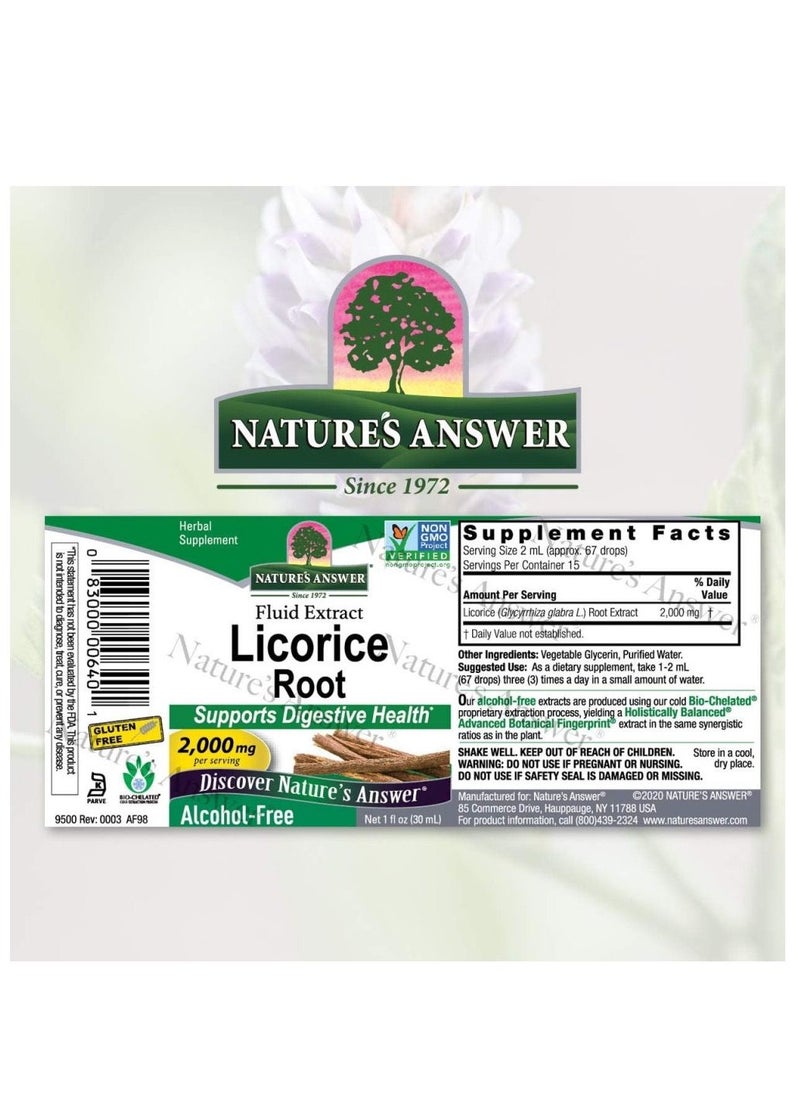 NATURE'S ANSWER - Nature's Answer Licorice Root Calms Facial Oil 30ml - Image 1