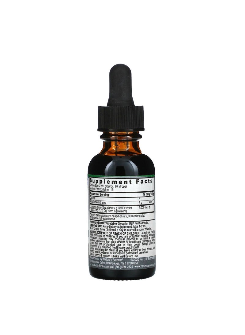 NATURE'S ANSWER - Nature's Answer Licorice Root Calms Facial Oil 30ml - Image 1