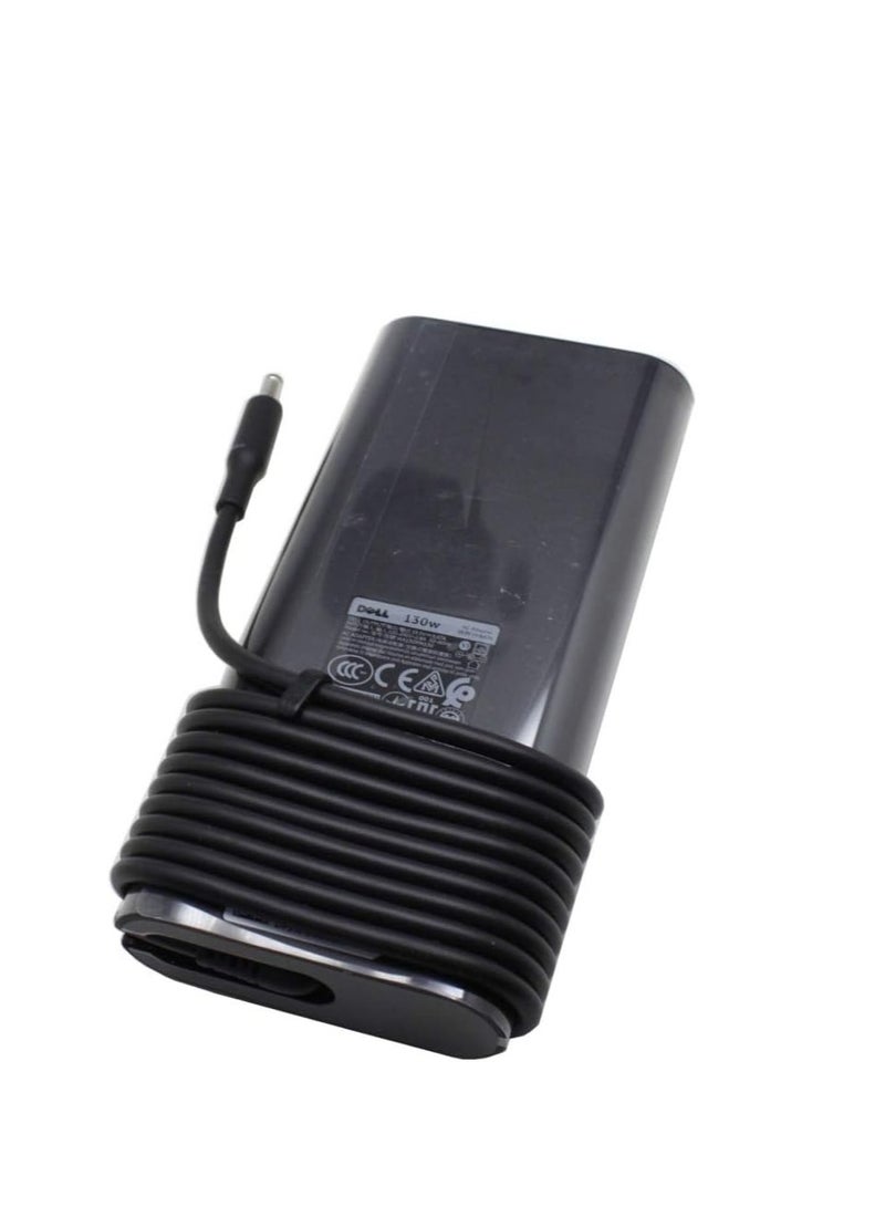 Terabyte محول طاقة ديل الأصلي 19.5 فولت 6.67 أمبير 130 واط لجهاز لابتوب ديل بريسجن 15 5510 5520 متوافق مع رقم القطعة: 6TTY6 V363H مع كابل طاقة بريطاني مجاني - Image 1