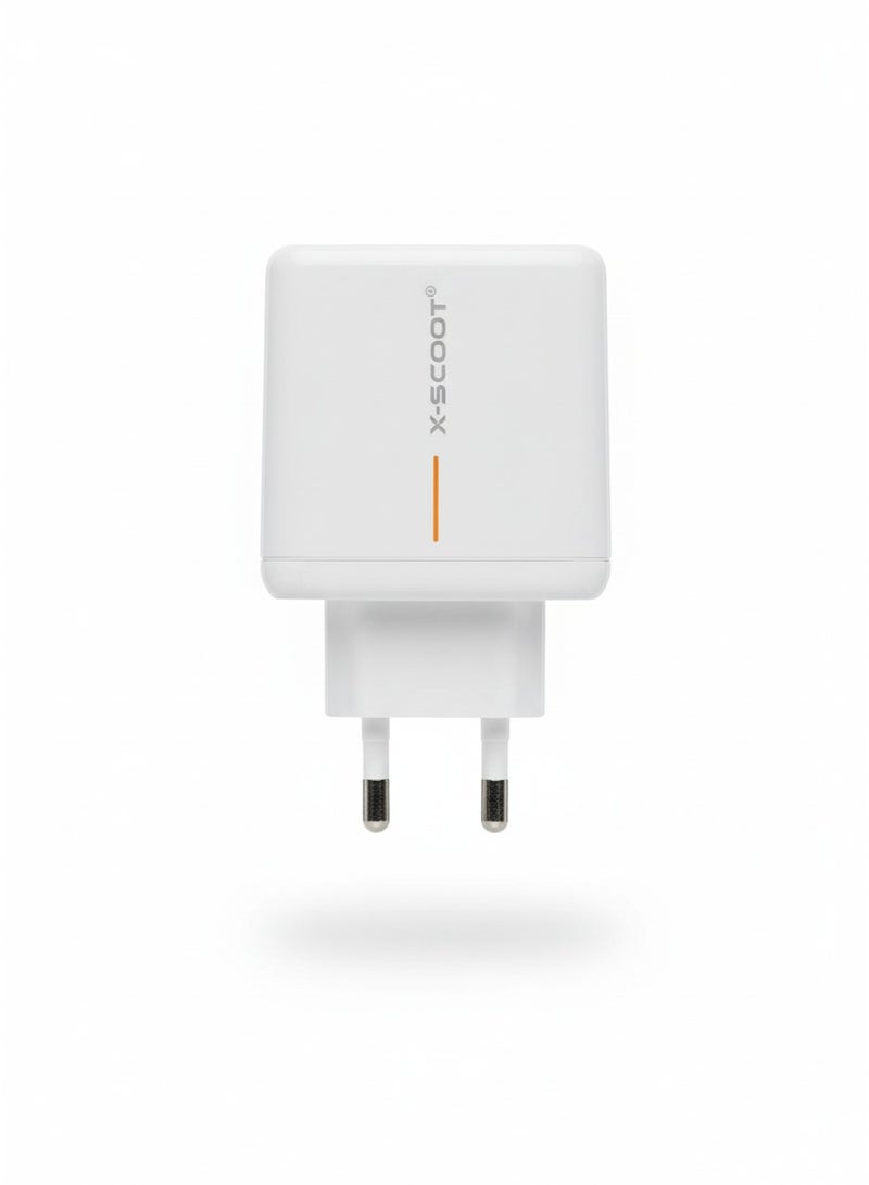 X-SCOOT CH-253 GaN 65W Super VOOC Fast Charger with USB-C and USB Ports – High-Efficiency Ultra-Fast Wall Adapter for Phones, Tablets, and Laptops - Image 5