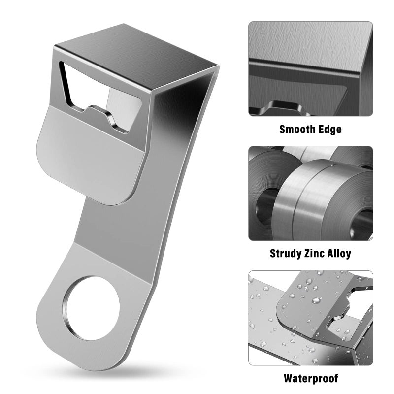 DUDSOEHO DUDSOEHO 2 Packs Cooler Lock Bracket with Bottle Opener, Heavy Duty Metal Cooler Tie Down Compatible with Yeti/RTIC Coolers, Security Lock Bracket Cooler Accessories  - Image 4