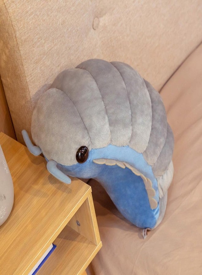 NatureMan 15.7inch Likelike Insect Plush Toys Pill Bug Stuffed Soft Animals Pillow Back Cushion Cute Insect Doll Kids Toys Girls Boys Gift -Grey - Image 2