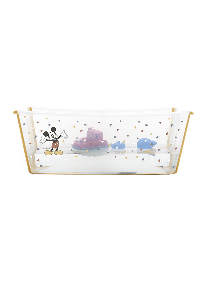STOKKE حوض الاستحمام المرن Mickey Celebration بالإضافة إلى دعم مجاني لحديثي الولادة  - Image 3