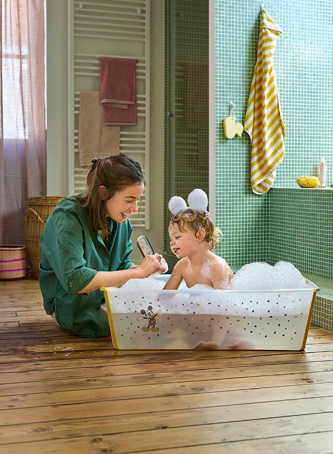 STOKKE Flexi Bath Tub Mickey Celebration Plus Free Newborn Support