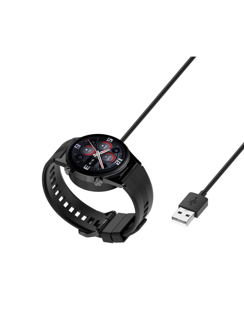 Smartwatch Dock Charger Adapter USB Charging Cable Power Charge Cord for Huawei Honor Smart Watch GS 3/GS3 Sport Accessories (Black)  - Image 4