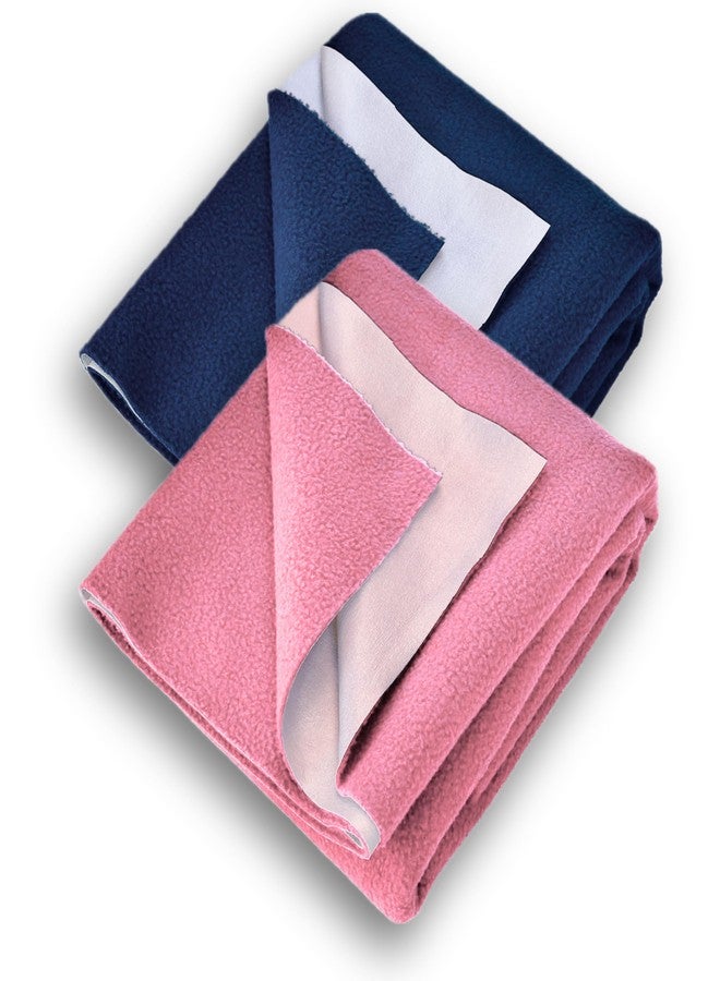 ملاءة فاسترورا الجافة المقاومة للماء للأطفال والكبار | ملاءة امتصاص فورية للبول والتبول وحصيرة للتبول اللاإرادي | وسادة سفلية ناعمة قابلة لإعادة الاستخدام من الصوف المسامي وحصيرة تدليك (عبوة من قطعتين | كبير | 140 × 100 سم) - Image 1