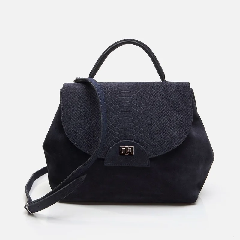 Hotiç 03CAH279880A680 GENUINE Leather Navy Blue Women's Bag