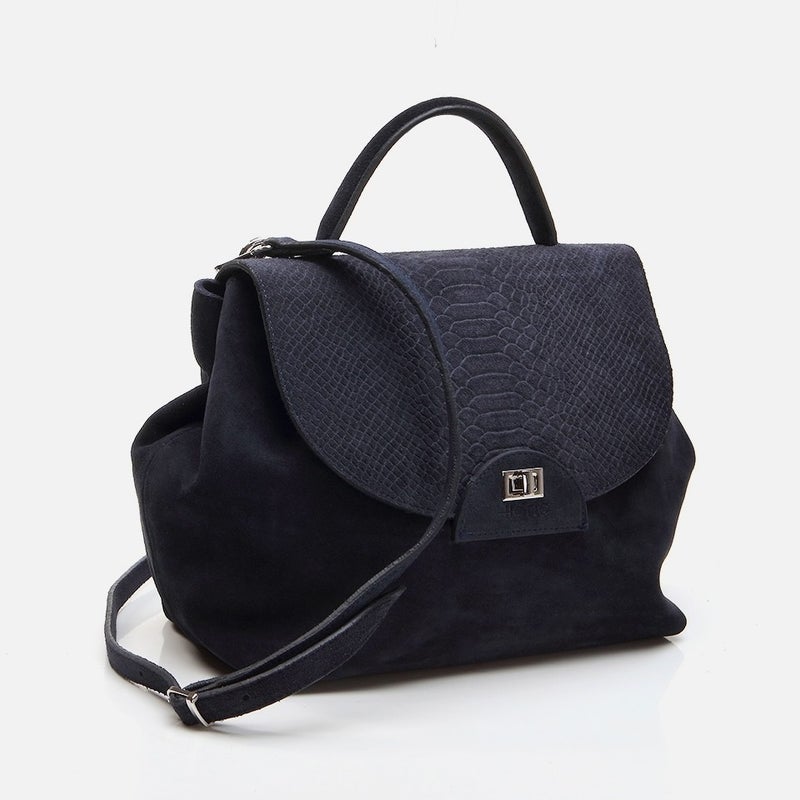 Hotiç 03CAH279880A680 GENUINE Leather Navy Blue Women's Bag  - Image 2