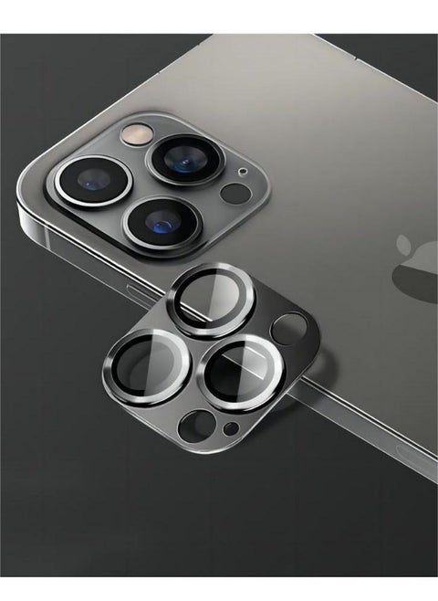 Camera Glass Lens Protector Guard For iPhone 15 Pro Max/15 Pro Black
