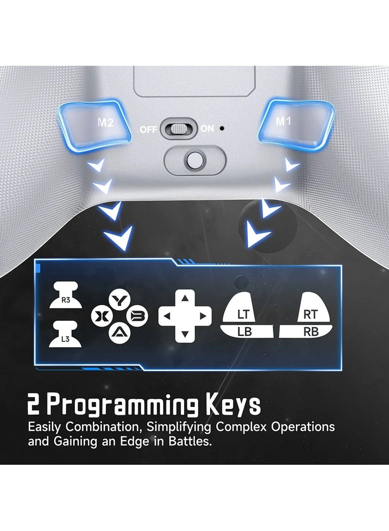 X15 Wireless Gamepad, RGB Bluetooth Gaming Controller Compatible with PC/Switch/Phone/TV,Hall Effect - Image 5